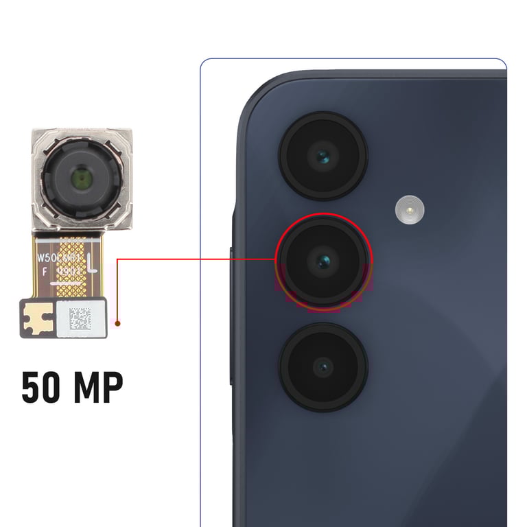 Samsung Caméra principale pour Samsung Galaxy A16 50MP - vue 4