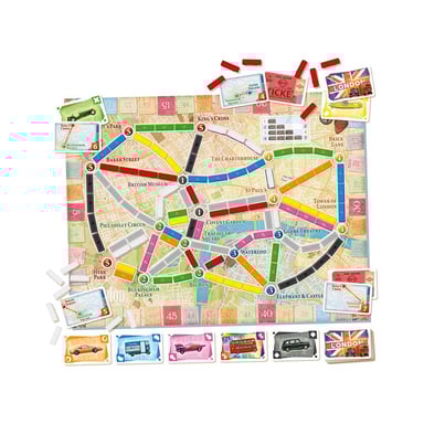 Ticket to Ride: London - Juego de mesa de estrategia y aventuras épicas