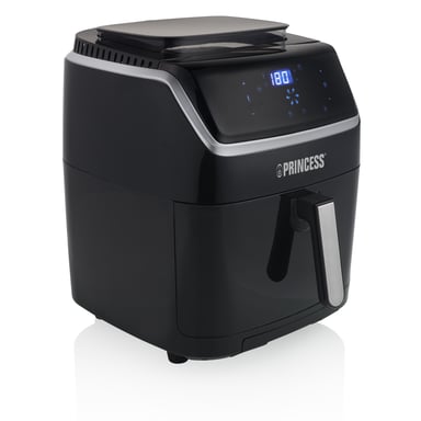Princess Airfryer multicuiseur noir - Cuiseur vapeur et friteuse à air chaud - Livre de recettes numérique à télécharger - 6,5 L - 1 700 W
