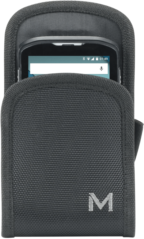 Holster basique pour terminal de saisie & smartphone - Ceinture - Système d'accès facile - Taille M