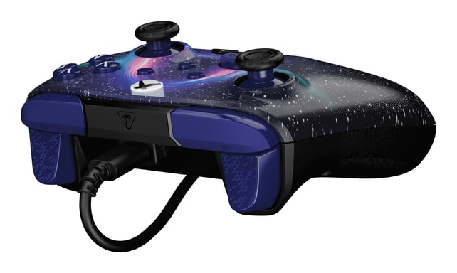Turtle Beach Rematch Advanced Dark Cosmos Controller di gioco cablato - Licenza Xbox Series XS, Xbox One e PC con Lenticolare, multi-design, Pulsanti Programmabili, Grilletto e comandi audio