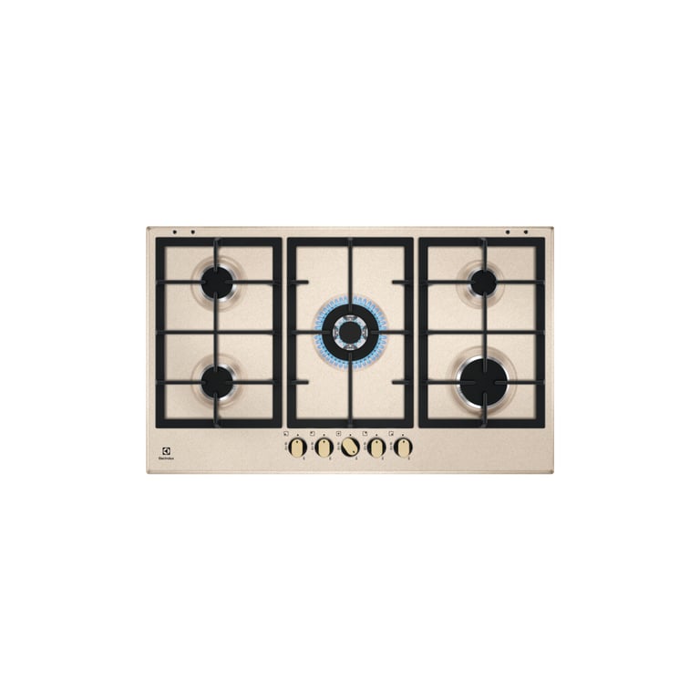 Table de cuisson gaz Electrolux KGS 9536 RS 5 brûleurs Grilles en fonte Sécurité sûre