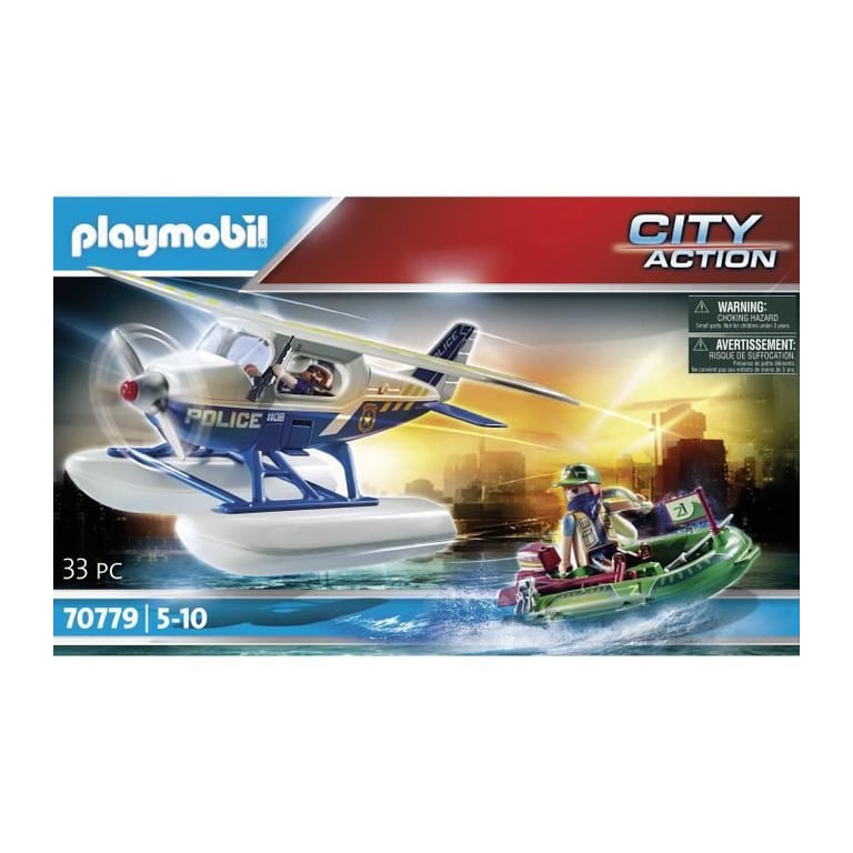 Playmobil 70779 Hydravion Police Bandit - vue 4