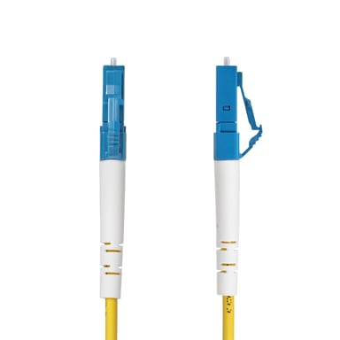 StarTech.com Cable de Fibra Óptica de 3m Simplex Monomodo LC a LC (UPC) OS2, 9/125µm, 40G/100G, Cable de Fibra Óptica, Insensible a la Curvatura, Baja Pérdida de Inserción, Cable Patch de Fibra LSZH