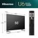 Hisense 55U6NQ 139,7 cm (55'') 4K Ultra HD Smart TV Wifi Gris 600 cd/m²