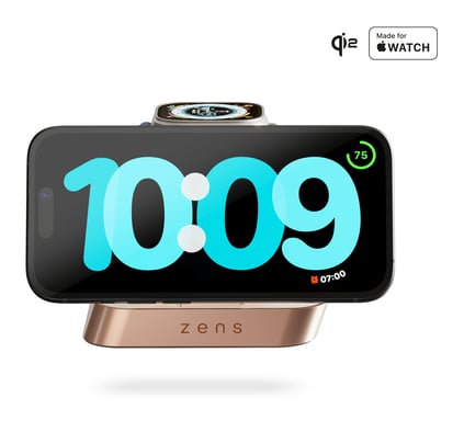 OtterBox Zens Nightstand Magnetic Wireless Charger Pro 2, Cobre