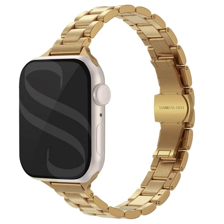 Bracelet Apple Watch 42mm Maillons fin en acier - vue 4