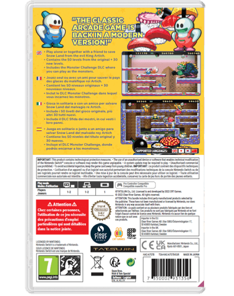 Snow Bros Nick & Tom Speciale Nintendo (Switch)