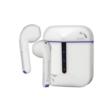 Techmade TM-H21T-BLU Cuffie senza fili Bluetooth Musica Blu, Bianco