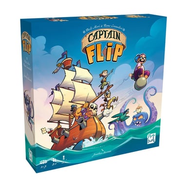 Captain Flip : Le jeu de société de pirates pour toute la famille