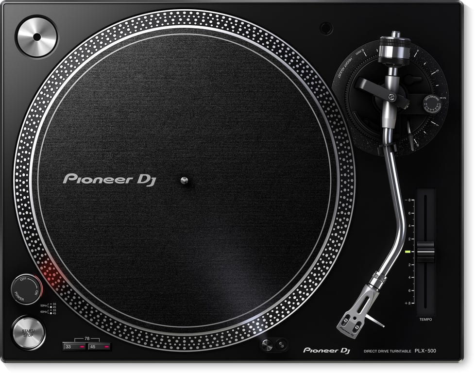 Pioneer PLX-500 Disco DJ a trasmissione diretta Nero - nuovo