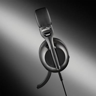 Cuffia NGS VOX805USB-C Nera con Microfono Regolabile, Cavo USB-C 2m e Controllo Volume