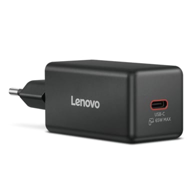 Caricatore da parete Lenovo 65 W GaN USB-C UE Nero per ThinkPad T16 Gen 4 21QN