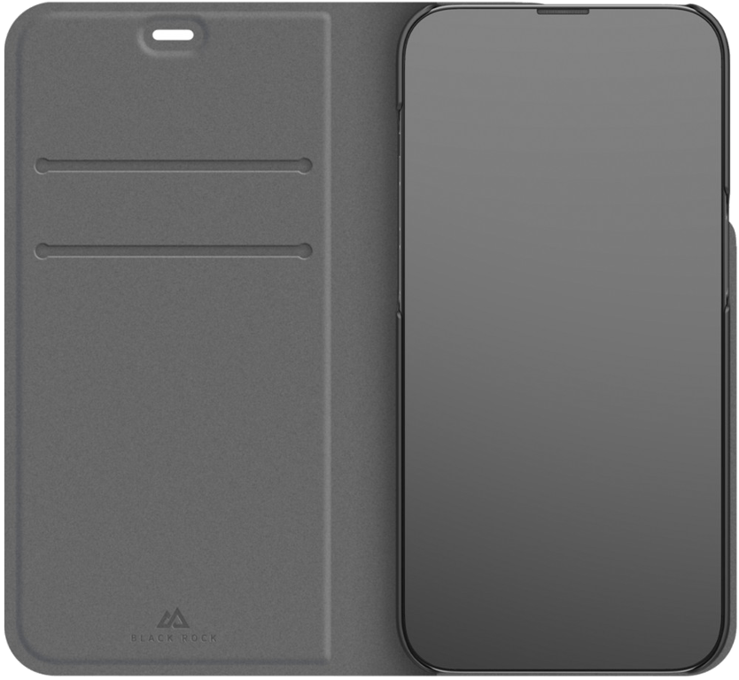 Etui portefeuille The Standard pour Apple iPhone 13, noir