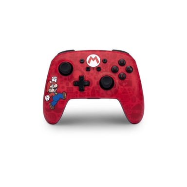 Mando inalámbrico mejorado para Nintendo Switch PowerAquí vamos Mario Rojo
