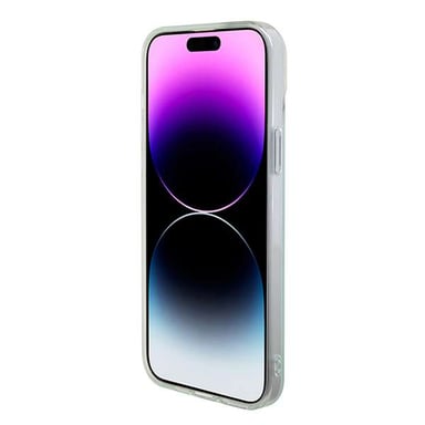 Custodia Guess per iPhone 15 Pro Max turchese Custodia rigida IML Iridescent MagSafe