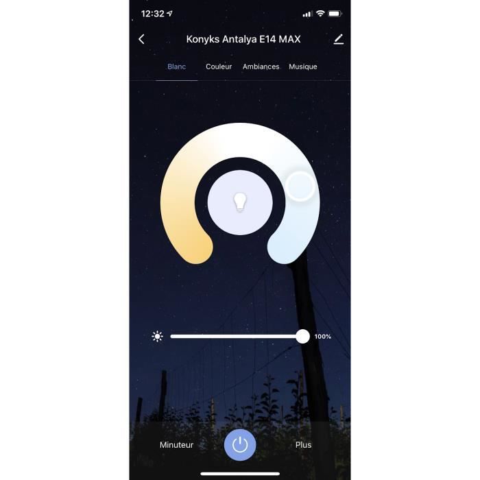 2 Ampoules LED connectées Wi Fi + BT LED E14 Couleurs + réglable Konyks Antalya E14 Max Easy Dual Pack - vue 3