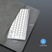 TECKNET X315 Clavier sans fil ergonomique - 78 touches - fin silencieux - Argent