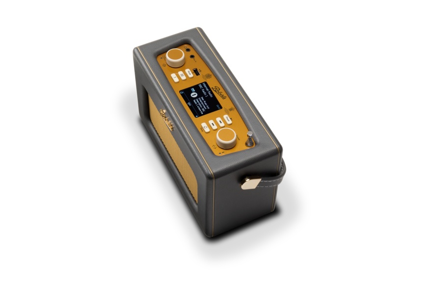Roberts Radio Revival iStream 3L Portable Analogique et numérique Bronze, Charbon de bois - Neuf