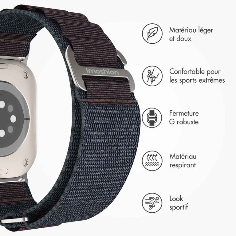Bracelet Apple Watch 42mm Alpine - vue 9