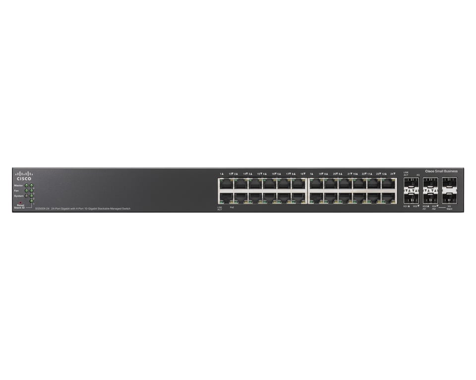 Cisco Small Business SG500X 24 Géré L2L3 Gigabit Ethernet 101001000 Neuf - vue 3