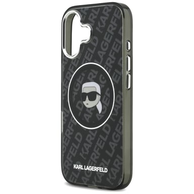 Karl Lagerfeld IML Karl Head Logo Custodia MagSafe per iPhone 17 nera
