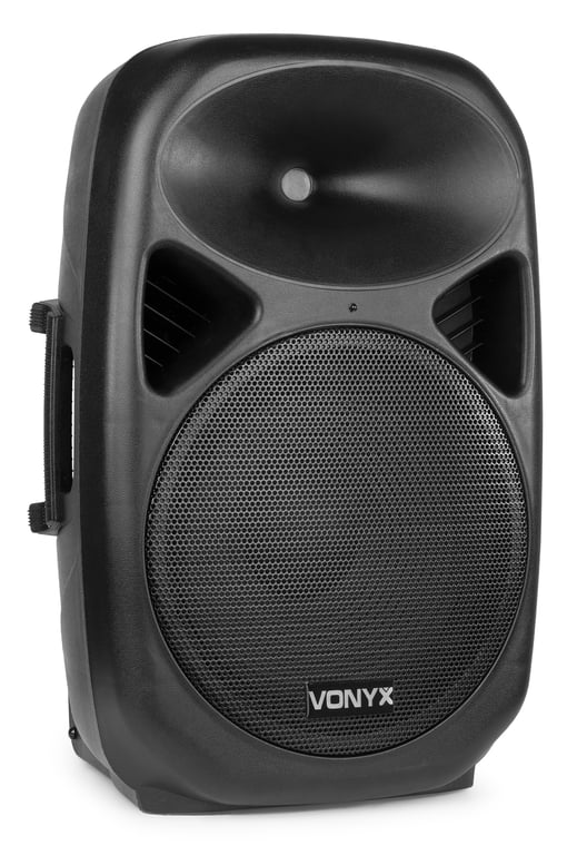 Vonyx SPS12A haut-parleur 2-voies Noir Avec fil 600 W