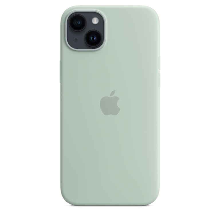 Apple Funda de silicona con MagSafe para el iPhone 14 Plus - Suculenta