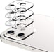 Protège Cameras en Verre Trempe pour ''IPHONE 12'' Incassable 9H+ Protection 3D (Transparent)