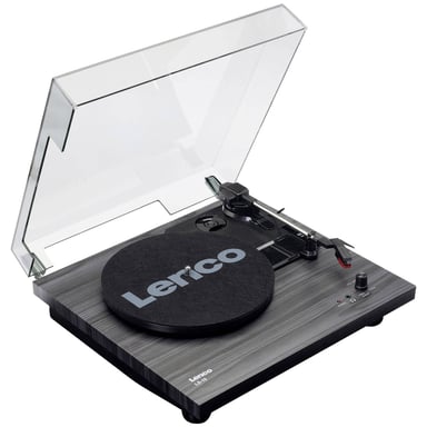 Lenco LS-10 Tocadiscos de tracción por correa Negro Semiautomático