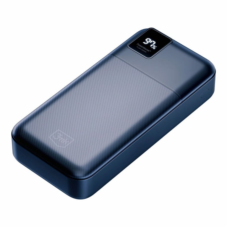 Batterie de Secours 20000 mAh 2x USB et USB C Voyant LED Neuf
