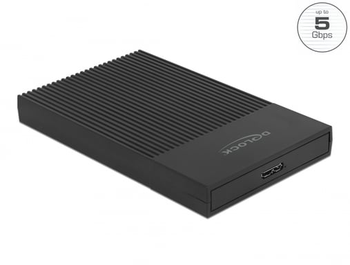 DeLOCK Contenitore esterno per HDD / SSD SATA 2,5? con USB SuperSpeed di tipo Micro-B femmina - non richiede attrezzi
