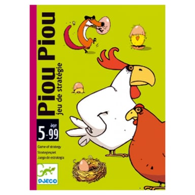 Juego de cartas de estrategia Piou Piou de Djeco para toda la familia