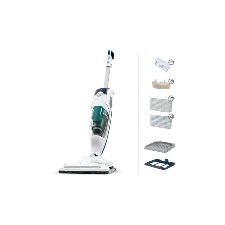 Balai Vapeur ROWENTA RY7777WH Clean & Steam Revolution – 1500 W, 2-en-1, Temps de Chauffe 30s - vue 7