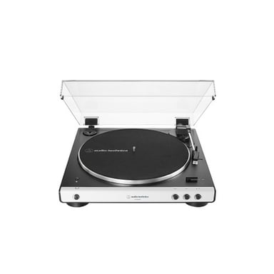 Audio-Technica AT-LP60XBT Tocadiscos de tracción por correa Blanco Totalmente automático
