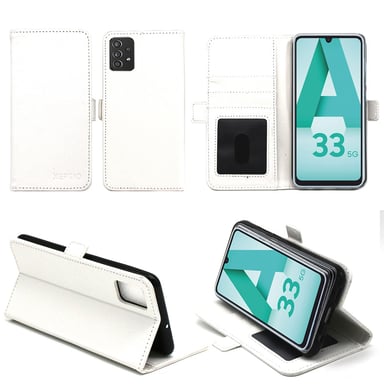 Samsung Galaxy A53 5G Etui housse rabat protection blanche