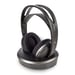 Nedis HPRF210BK casque Casques Avec fil &sans fil Arceau TV Noir, Argent