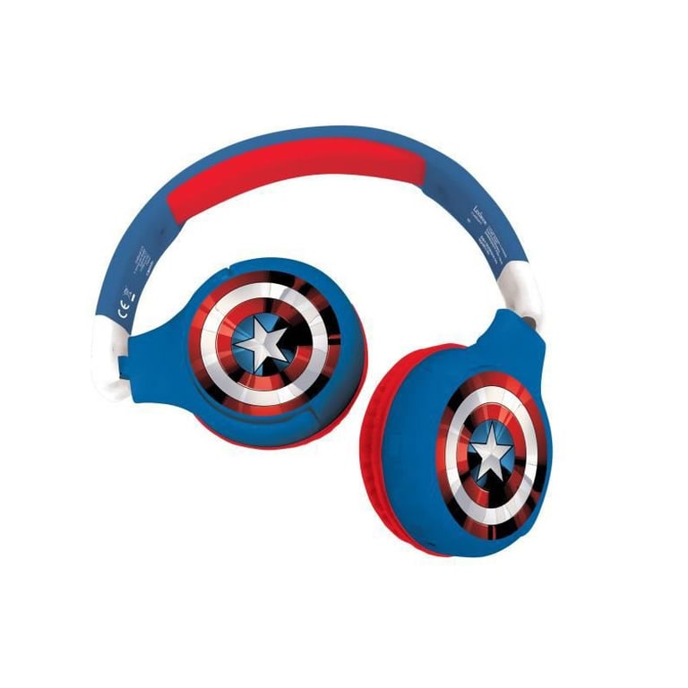 AVENGERS Casque 2 en 1 Bluetooth Filaire confortable et pliable pour enfants avec limitation de son LEXIBOOK Neuf - vue 1
