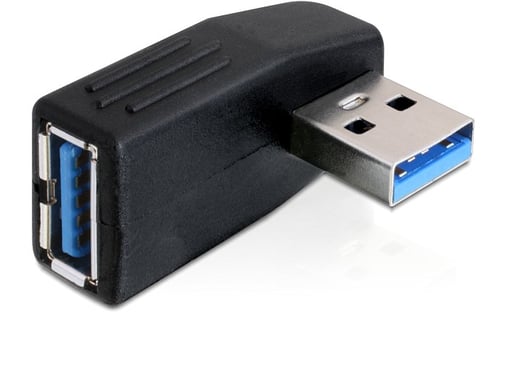 DeLOCK 65341 cambiador de género para cable USB 3.0 Negro