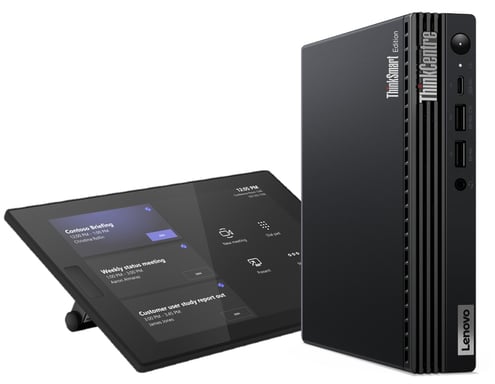 Lenovo ThinkSmart Tiny Kit Intel® Core? i3 i3-13100T 16GB DDR4-SDRAM 256GB SSD Windows 11 IoT Enterprise Mini PC Nero