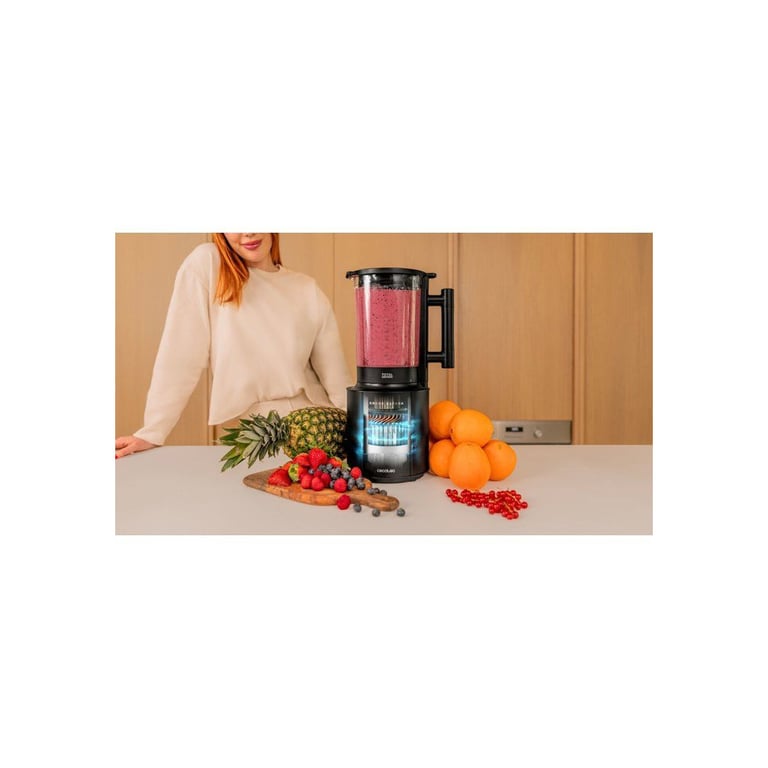 Blender Cecotec Grand Katana Total Destroy Screen B 2700 W Noir, bol verre 1,8 L, 8 lames inox, 10 vitesses, programmes - Neuf