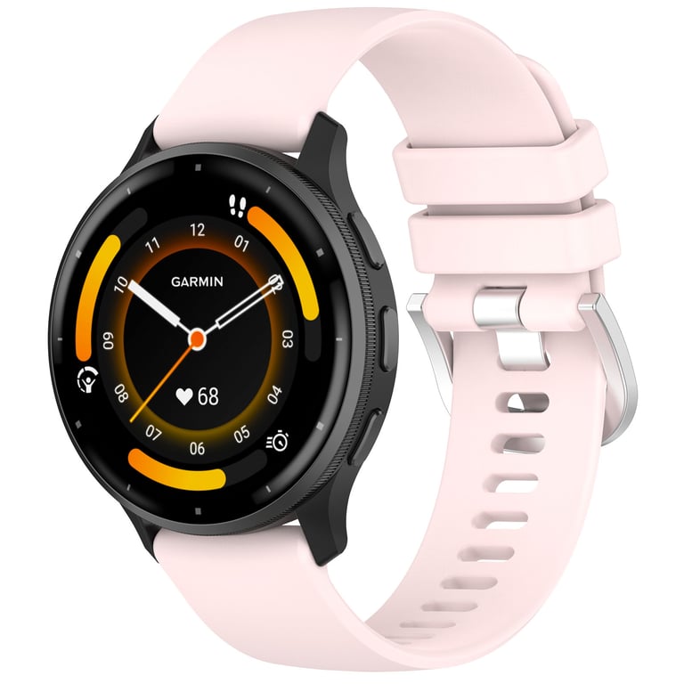 INF Bracelet pour Garmin Venu 3S/Forerunner 265S/255S/255S Music/Vivomove 3S Rose - vue 3