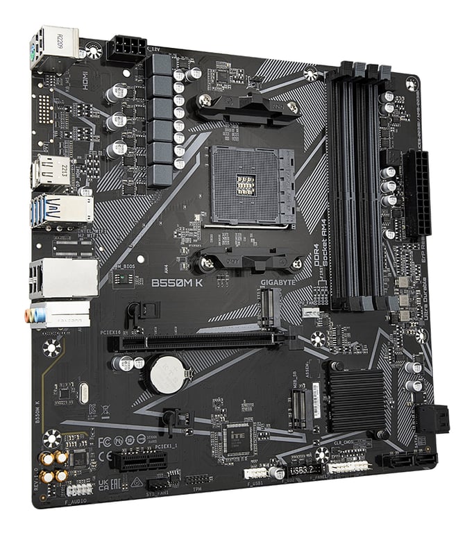 Gigabyte B550M K - vue 5