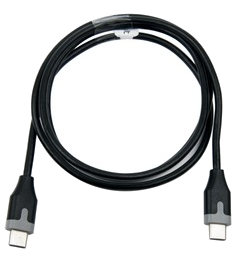 Tab Cable 3A Type C/Type C 1M Noir