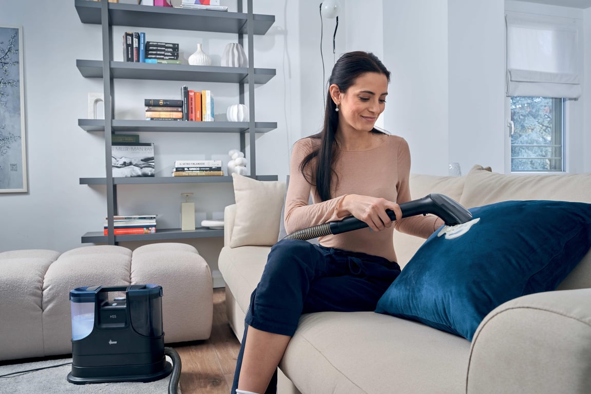 Nettoyeur Détacheur Shampouineuse HOOVER HS500 Lave et Sèche TapisMoquette Canapé Tissus Sièges Voiture Puissant - vue 4