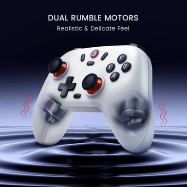 Nova T4n Lite Mando Inalámbrico Switch PC Hall Effect Anti-drift Blanco