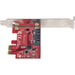 StarTech.com Tarjeta PCIe SATA - Tarjeta PCI Express Controladora de 2 Puertos SATA de 6Gbps - de Perfil Completo o Bajo - Tarjeta Adaptadora PCI Express a SATA - ASM1061 sin RAID