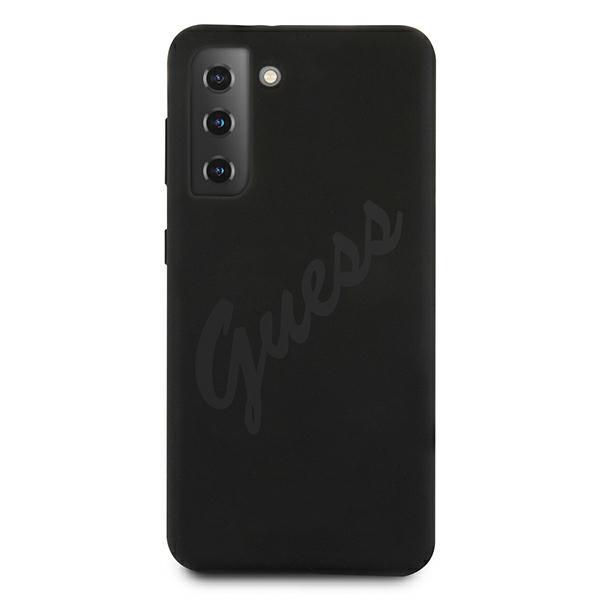 Guess Étui pour Samsung Galaxy S21+, noir Script Vintage - vue 2
