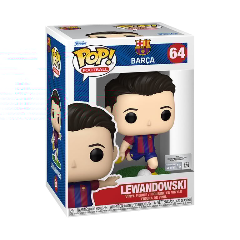Funko POP! Barcelona Lewandowski 9 cm - vue 3