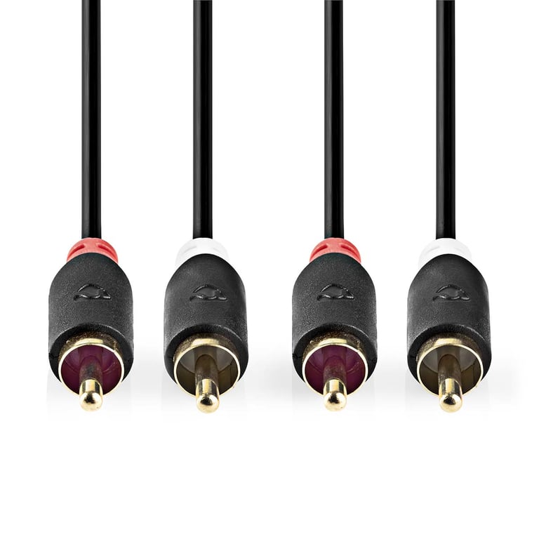 Nedis CABW24200AT05 câble audio 0,5 m 2 x RCA